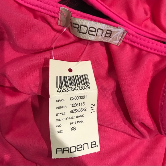 Arden B Pink Bodycon Jersey Dress - Picture 7 of 9